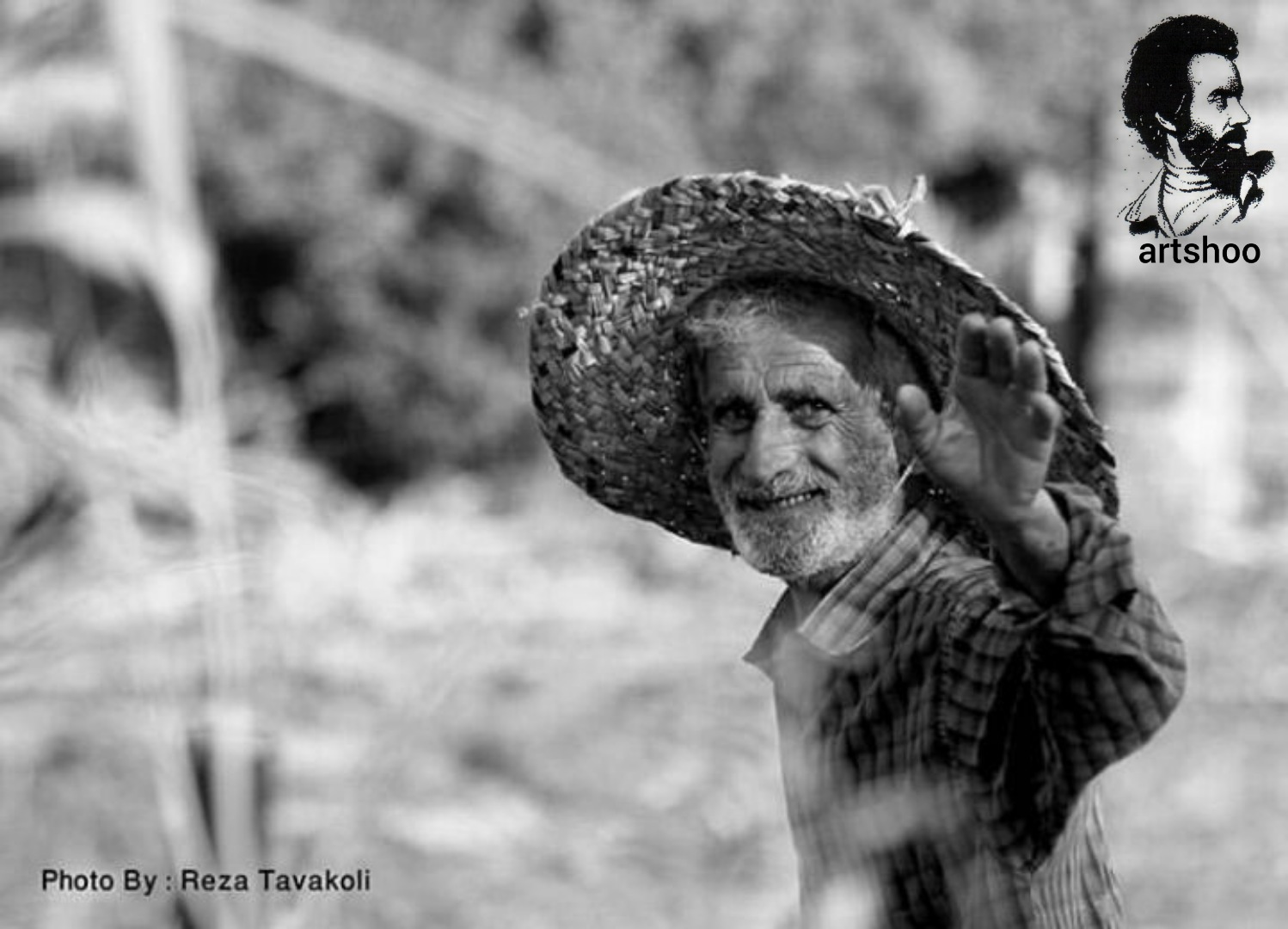 مدل پرتره سیاه قلم